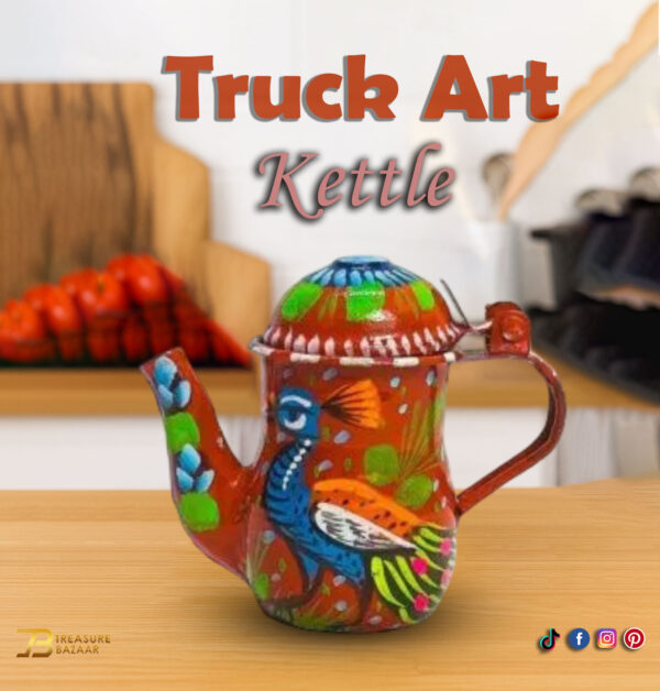 Truck Art Small Kettle Capacity : 250 ml Size: L-15cm x W-6cm x H-10 cm
