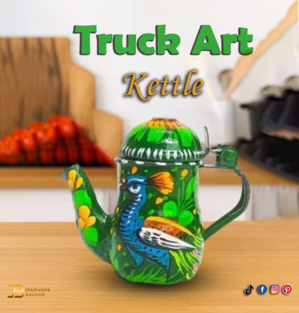Truck Art Small Kettle Capacity : 250 ml Size: L-15cm x W-6cm x H-10 cm