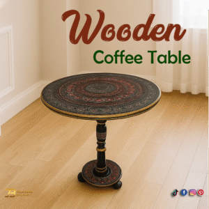 Wooden Coffee Table  Size: (45 cm)