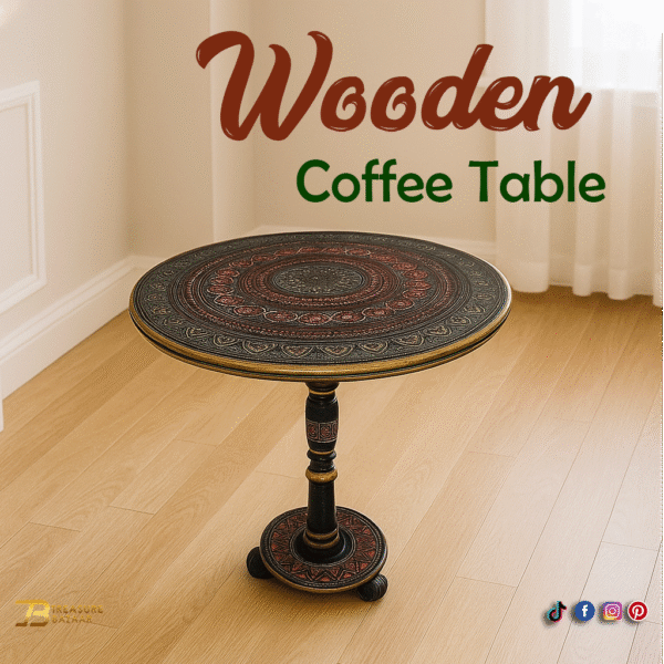 Wooden Coffee Table  Size: (45 cm)