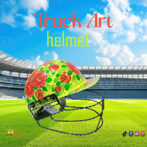 Truck Art Cricket Helmet Size-L:20cmxW:2cmxH:20cm