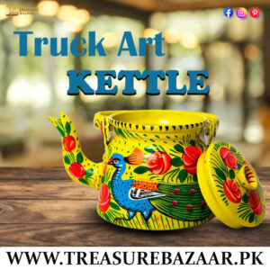 Truck Art Kettle Capacity : 1 liter (Size: L:21cm x W:11cm x H:23cm)