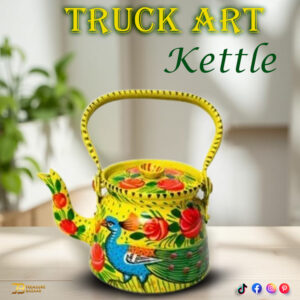 Truck Art Kettle Capacity : 1 liter (Size: L:21cm x W:11cm x H:23cm)