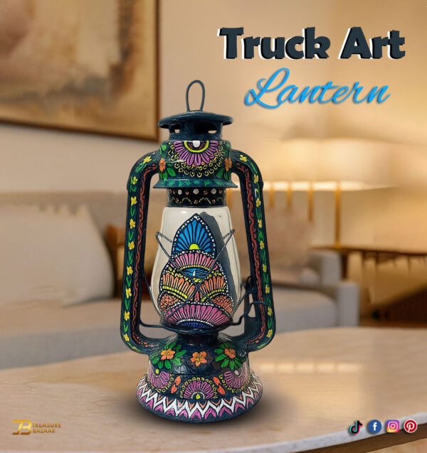 Pakistani Truck Art Lantern Size:35cm