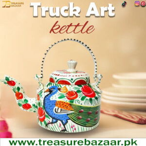 Truck Art Kettle Capacity : 1 liter (Size: L:21cm x W:11cm x H:23cm)