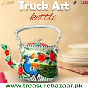 Truck Art Kettle Capacity : 1 liter (Size: L:21cm x W:11cm x H:23cm)
