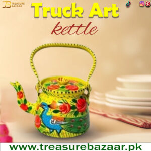Truck Art Kettle Capacity : 1 liter (Size: L:21cm x W:11cm x H:23cm)