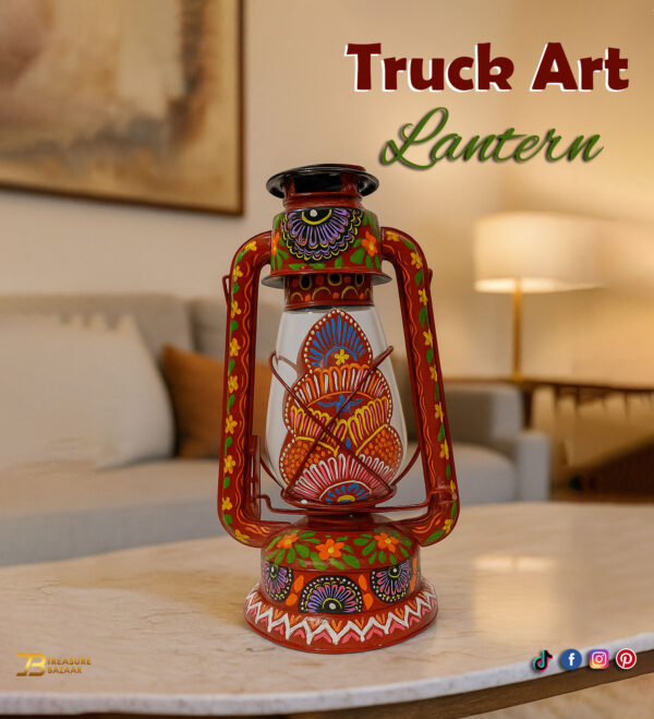 Pakistani Truck Art Lantern Size:35cm