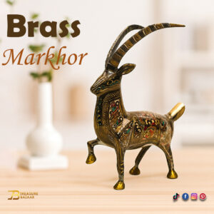 Handmade Brass Markhor (20cm)