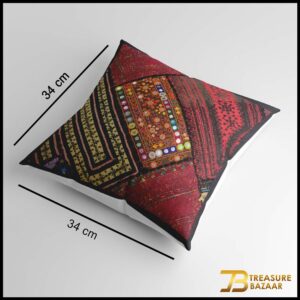 Handmade Patch Work Cushion Cover Size:38.5cmx38cm