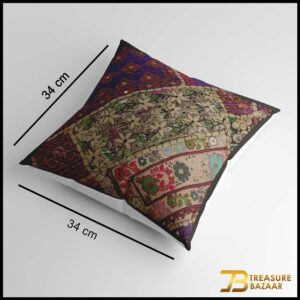 Handmade Patch Work Cushion Cover Size:38.5cmx38cm