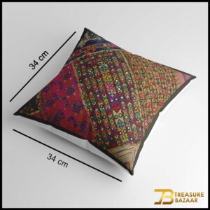 Handmade Patch Work Cushion Cover Size:38.5cmx38cm