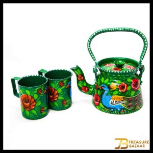 Truck Art Kettle with 2 cups