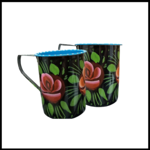 Truck Art Cups 2pcs (H:8cm-D:6.5cm)