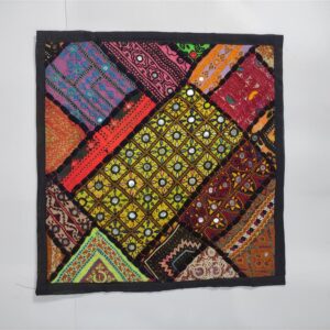 Handmade Patch Work Cushion Cover Size:38.5cmx38cm