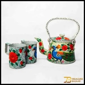 Truck Art Kettle with 2 cups