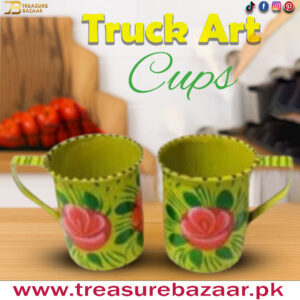 Truck Art Cups 2pcs (H:8cm-D:6.5cm)