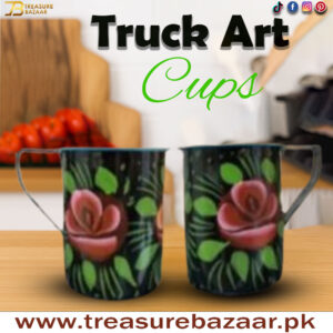 Truck Art Cups 2pcs (H:8cm-D:6.5cm)