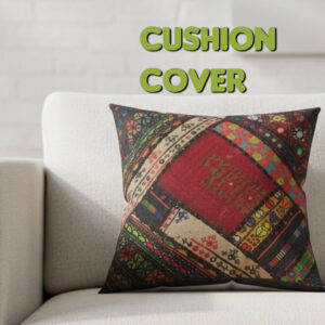 Handmade Patch Work Cushion Cover Size:38.5cmx38cm