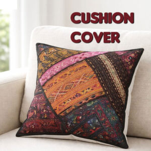 Handmade Patch Work Cushion Cover Size:38.5cmx38cm