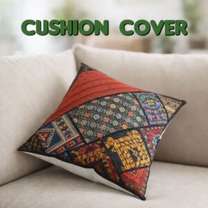 Handmade Patch Work Cushion Cover Size:38.5cmx38cm