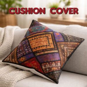 Handmade Patch Work Cushion Cover Size:38.5cmx38cm