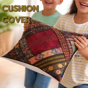 Handmade Patch Work Cushion Cover Size:38.5cmx38cm