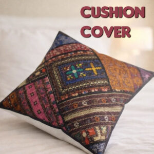Handmade Patch Work Cushion Cover Size:38.5cmx38cm