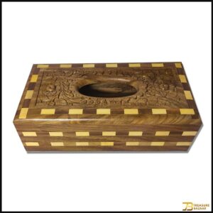 Wooden Tissue Box 15X28cm