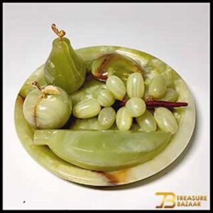 Handmade Onyx Fruit Set for Home Décor Size : 15 cm