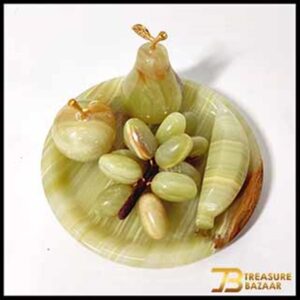 Handmade Onyx Fruit Set for Home Décor Size : 12.5 cm