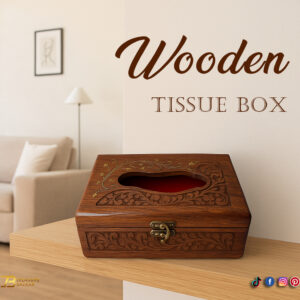 Wooden Tissue box 15 x 23 cm