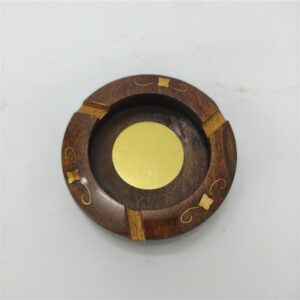 Wooden Ash Tray Size:10cm