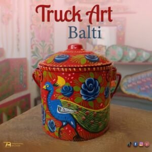 Truck Art Milk Bucket (L18 cm x W15cm)