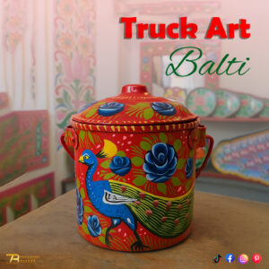 Truck Art Milk Bucket (L15cm x W12cm)