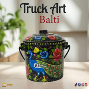 Truck Art Milk Bucket (L14cm x W11cm)