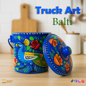 Truck Art Milk Bucket (L15cm x W12cm)