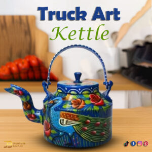 Truck Art Kettle Capacity : 1 liter (Size: L:21cm x W:11cm x H:23cm)