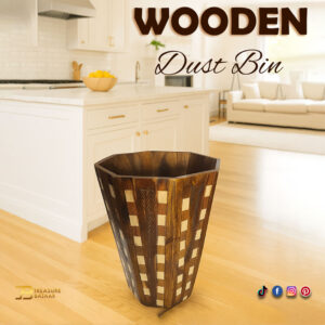 Wooden Dust Bin