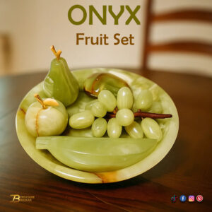 Handmade Onyx Fruit Set for Home Décor Size : 15 cm