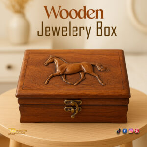 Wooden Jewelery Box 20 x 13 cm