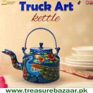 Truck Art Kettle Capacity : 1 liter (Size: L:21cm x W:11cm x H:23cm)