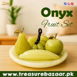Handmade Onyx Fruit Set for Home Décor Size : 15 cm