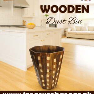 Wooden Dust Bin