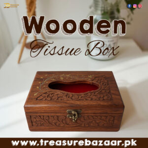 Wooden Tissue box 15 x 23 cm