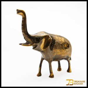 Handmade Brass Elephant (15cm)