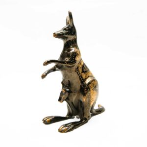 Handmade Brass Kangaroo (20cm)