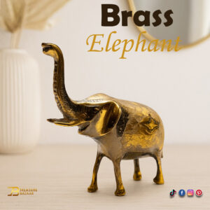 Handmade Brass Elephant (15cm)