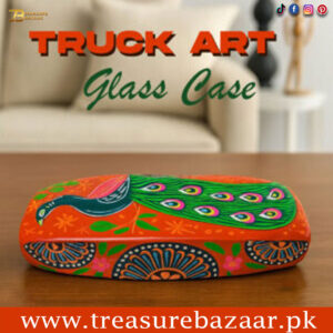 Truck Art Glass Case Size: (L:16cm x W-6cm x H-3.5 cm)