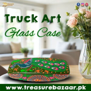 Truck Art Glass Case Size: (L:16cm x W-6cm x H-3.5 cm)